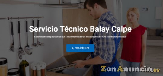 Servicio Técnico Balay Calpe 965217105